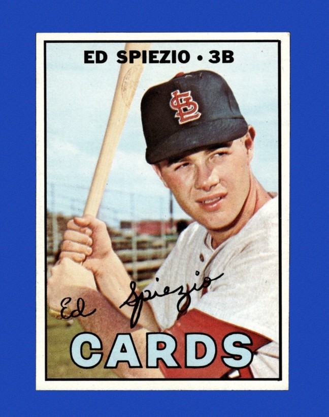 1967 Topps Set-Break #128 Ed Spiezio EX-EXMINT *GMCARDS*