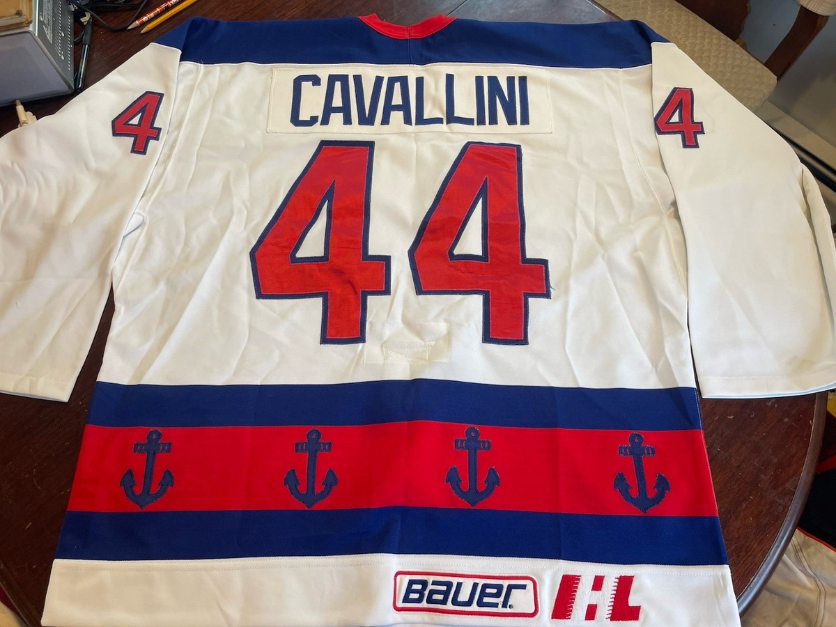 IHL Milwaukee Admirals Game Worn Jersey 1995 Bauer Gino Cavallini