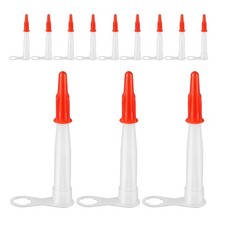 12Sets Caulk Tube Caps Silicone Nozzles Applicator for Caulking Projects