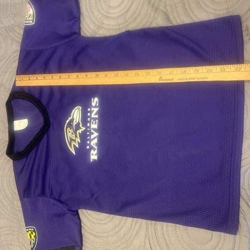 Vintage Baltimore Ravens Franklin Jersey Youth Size Medium NFL Purple - Picture 7 of 11