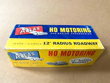 Atlas HO Motoring 12" Radius Curved Tracks 1/8 Circle , 11 Pieces, Original Box