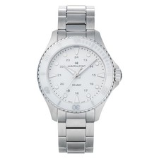 HAMILTON Khaki Navy Scuba H82221110 White Women's Watch New in Box