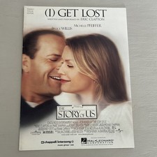 THE STORY OF US &ldquo;(I) Get Lost&rdquo; ERIC CLAPTON 1999 MOVIE Sheet Music Bruce Willis