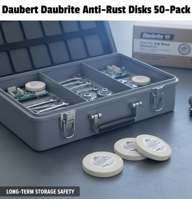 Daubert 10 VCI Emitter Disk Prevent Rust Corrosion Protect for 10 cu ft. 50-Pack