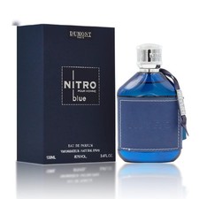 Dumont Nitro Blue Eau De Parfum - Floral Woody Fragrance - 3.4 Fl Oz