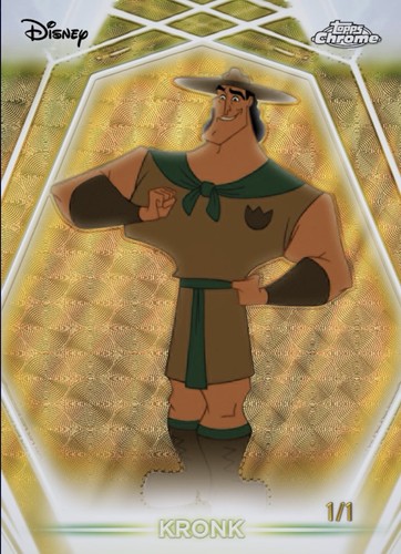 Topps Disney Neon Kronk Superfractor Chrome Neon Etch 1/1 #39 2026 {DIGITAL}