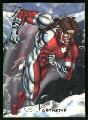 #ad #ad Northstar 1994 Marvel Flair Card #45 NM $1.98