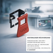 Paddelschalter Not Stop Sicherheit PASSEND FÜR Metabo TS254 M Tischkreissäge