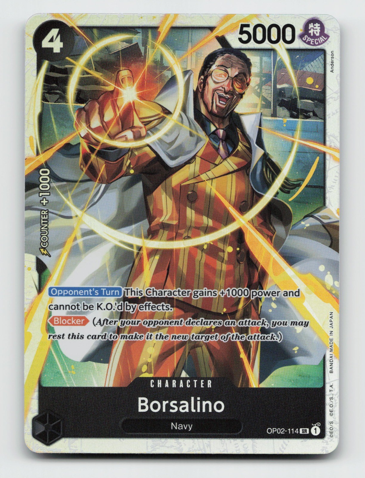 Borsalino SR Paramount War OP02-114 NMFoil
