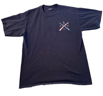 Five & A Dime Men's ''Duck Hunter's Club'' T-Shirt - Black, Size Medium