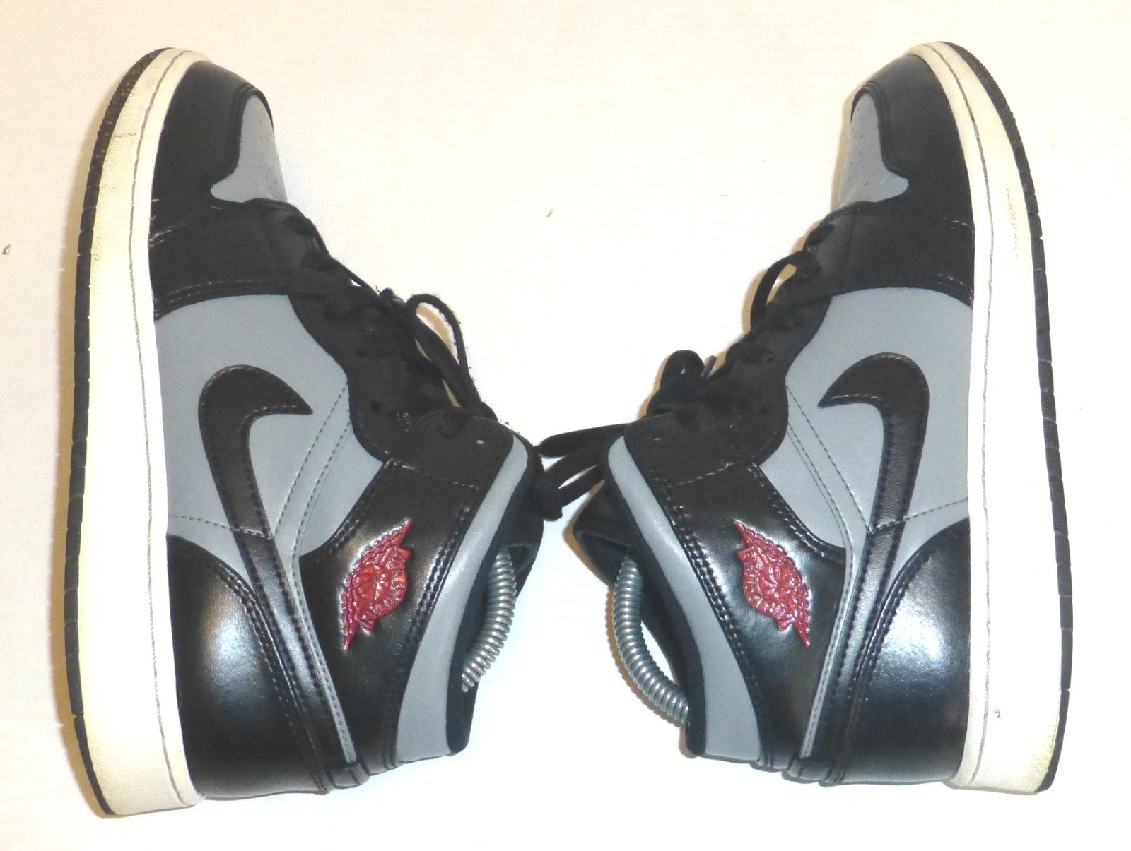 Nike Air Jordan 1 Mid GS Youth Boys Shadow Red Shoes Size: 6.5Y 554725-096 READ thumbnail 6