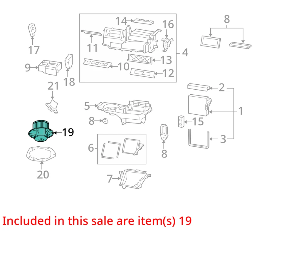 2010 Chevrolet Malibu Heater AC Blower Motor OEM 117K Miles - LKQ372592363 - Изображение 4 из 4