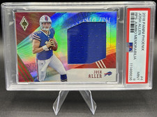 2018 Phoenix Josh Allen RPS Jumbo Memorabilia RC Patch /100 #4 PSA 9 Bills