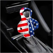 Gear Shift Knob Hoodie, Mini Sweater Gear Lever Cover, C Style: L RColor: Blue