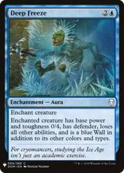 Deep Freeze #50 The List Reprints