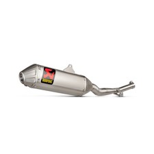 Marmitta Slip-On AKRAPOVIC titanio per Honda CRF 300 L 2021-2025