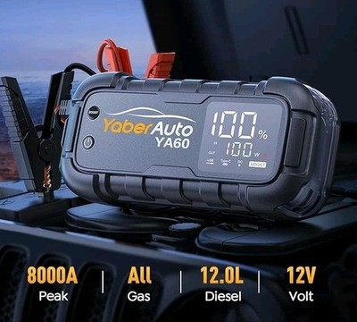 8000 Amp Jump Starter 12V Battery Booster Charger Jump Starter Auto Car Truck