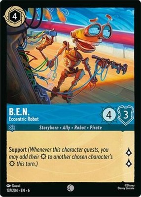 B.E.N. - Eccentric Robot Eccentric Robot~137/204~English~NM~Azurite Sea~LOR