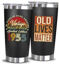 Funny 70th Birthday Gifts for Men Women,70 Year Old Birthday Gifts for 1955