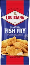 (Free Duty Tax) Louisiana Fish Fry - Seasoned Fish Fry Mix 10 Ounce (Pack of