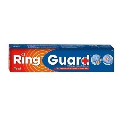 Ring Guard Antifungal Medicated Cream, 20 gm, Relieves itching and redness. D655