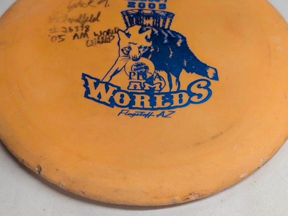 Discraft WASP Midrange Disc Golf 173g PFN Skinny Tooled Wixom 2005 AM Worlds - Image 3 of 4