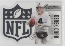 2015 Panini Prestige NFL Shield Derek Carr #22 Shield 5ln