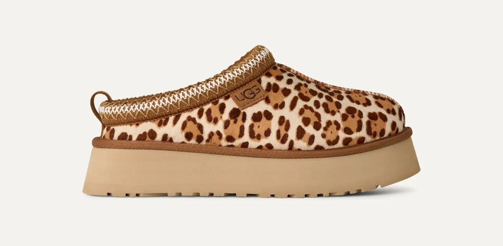 UGG Women's Tazz Plains Shoes Brown Leopard Print