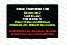 11.6" Lenovo 500e Chromebook HD LCD LED Display Touch Screen Assembly Bezel