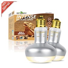 Long Lasting 100W Basking Bulb - Simulated Natural Light for Reptiles  Birds
