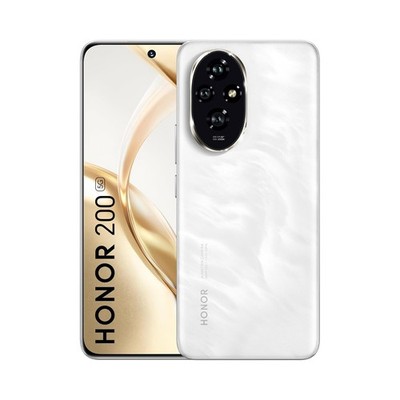 HONOR 200 5G Moonlight White 12GB + 512GB 6.7-inch AMOLED Quad-Curved Global Ver