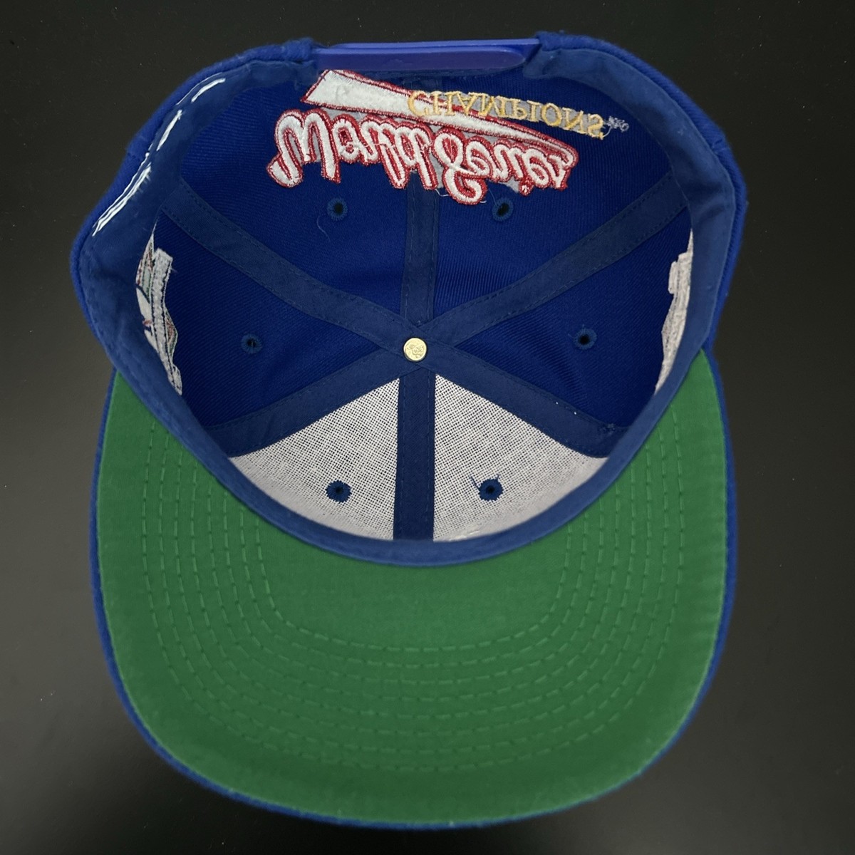 Vintage 90s LA Dodgers American Needle Plain Logo 100% Wool