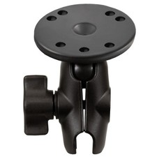 RAM-B-103U-A RAM Double Socket Arm with Round Plate - B Si...