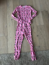 Gap Kids Holiday Pajama Set Unicorn Pink Size 8