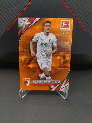 Topps Chrome Bundesliga Sapphire 24/25 Keven Schlotterbeck Numbered /25