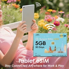 5GB / 30-Day eSIM for International Travel – Reliable Connectivity Worldwide
