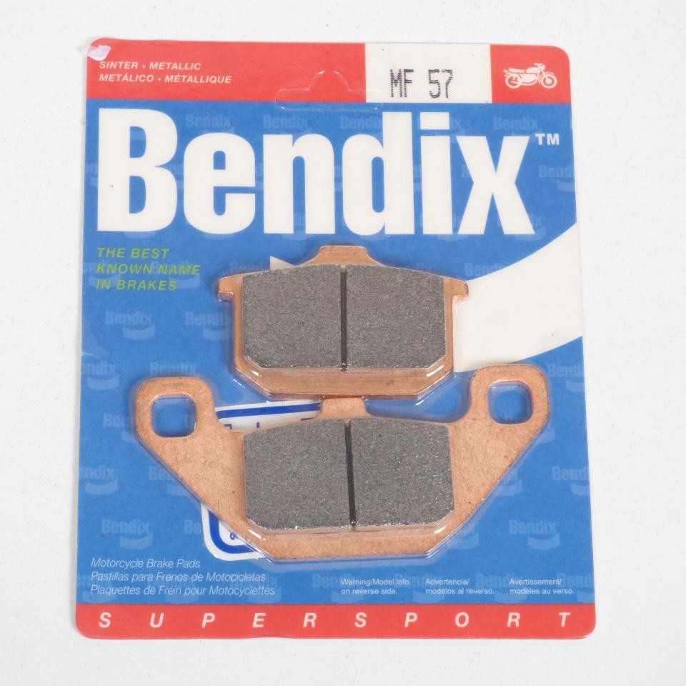 Plaquette de frein Bendix MF57 Kawasaki 500 EN Vulcan 1991 1992 1993 1994 1995 1996 1997