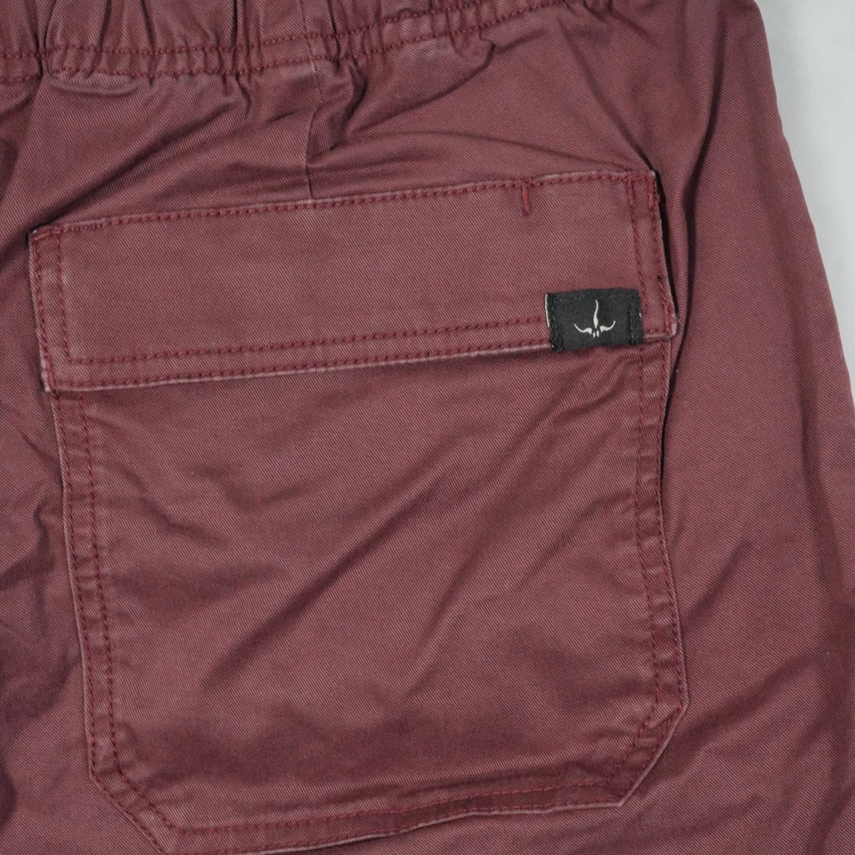 Pantalones Cortos PrAna Para Hombre Talla Mediana Púrpura Durado Mojave Cinturón Elástico Ajuste Estándar Foto 4 de 4