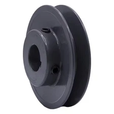 Zoro Select Ak34x7/8 7/8 In Fixed Bore 1 Groove V-Belt Pulley 3.45 In Od
