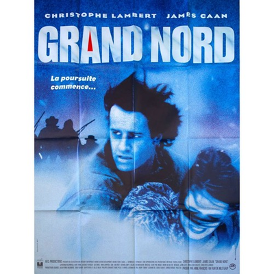 #ad THE NORT STAR Original Movie Poster 47x63 in. 1996 Nils Gaup Christophe $48.26