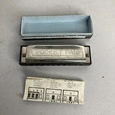 Hohner Harmonica 10 Hole Diatonic, Key of C, Pocket Pal, Made in Germany
