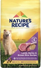 Nature's Recipe Adult Dog Food - 4 lb Lamb Brown Rice, No Artificial Additives