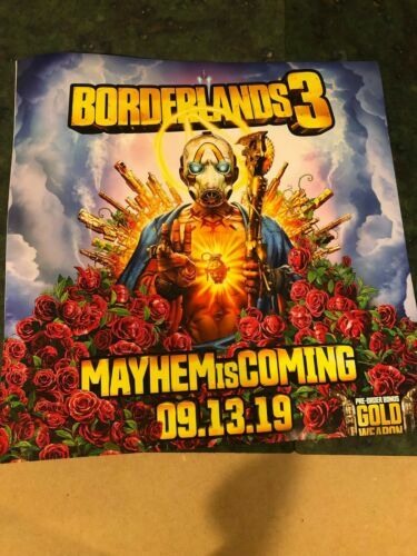 Borderlands GameStop Promo Poster 24 x 48