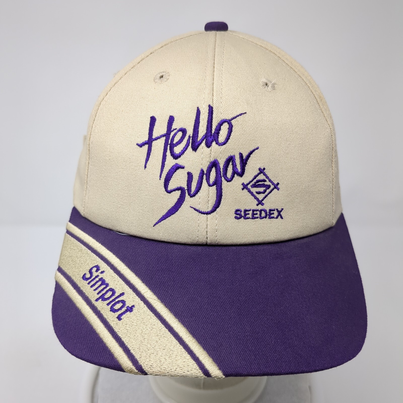 Hello Sugar Seedex Simplot Slideback Hat Multi On… - image 2