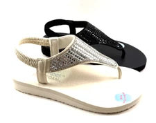 Skechers 119774 Yoga Foam Thong Slip On Sandals Choose Sz/Color