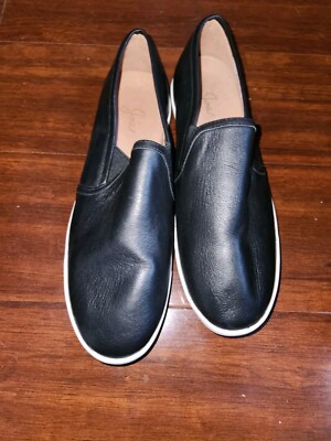 Joie Black Kidmore Leather Loafer Sneaker New!