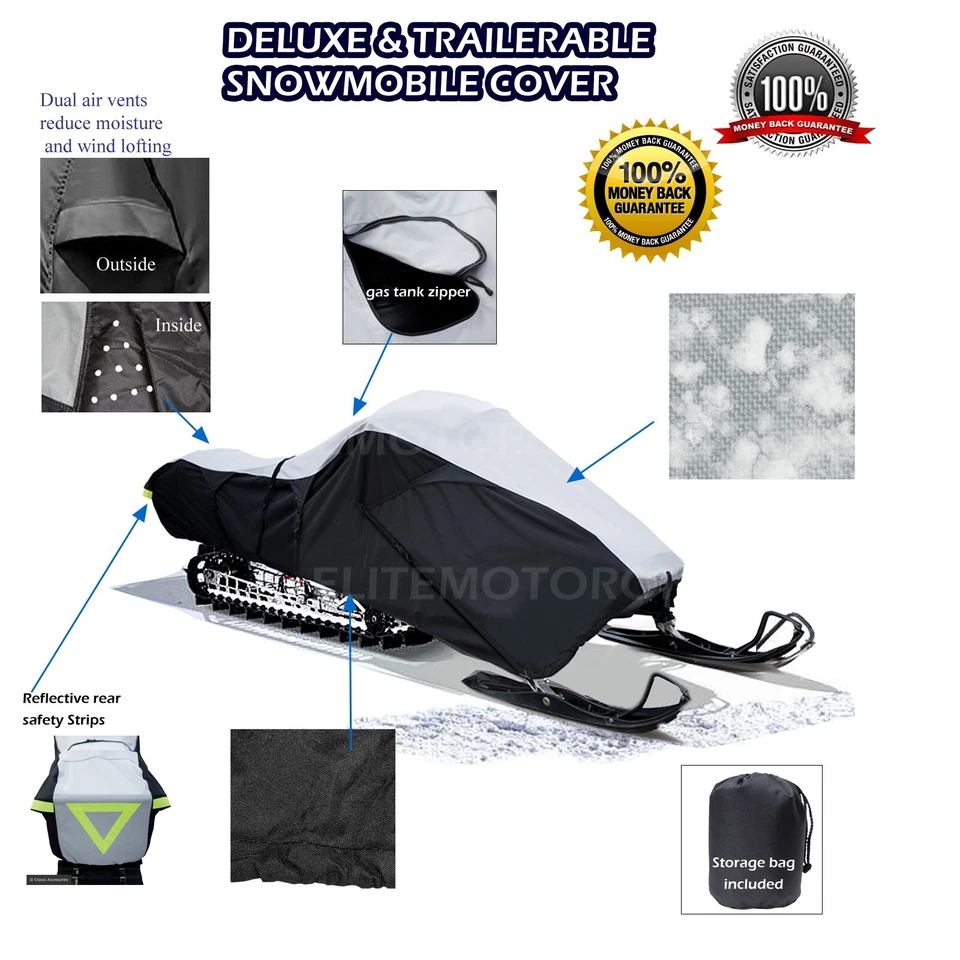 Чехол для хранения саней снегохода сверхпрочный Ski Doo MXZ X XRS - Изображение 2 из 4