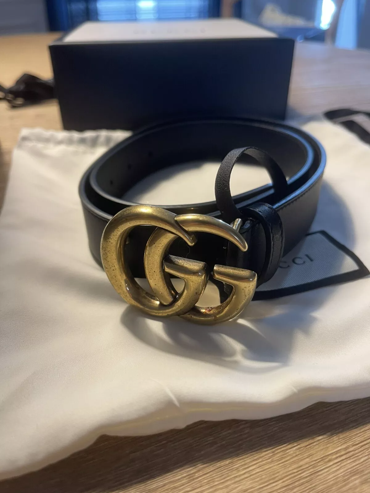 Ceinture unisexe Gucci 154 10/80B 414516AP00T