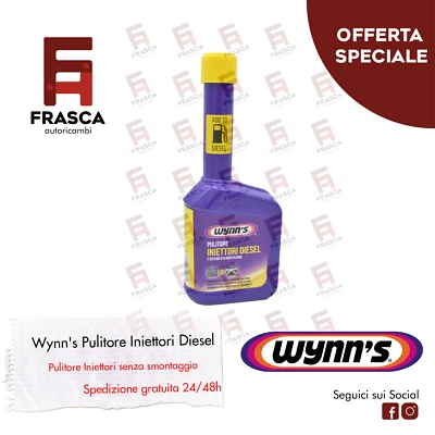 WYNNS Additivo Pulitore Iniettori Diesel e Sistema d'Alimentazione Wynn's