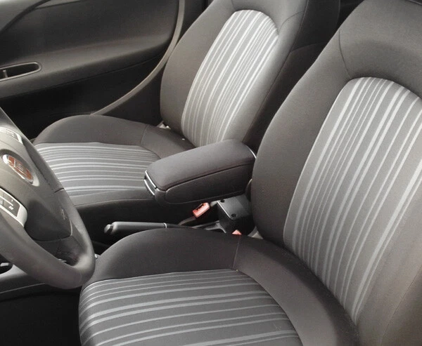 FIAT GRANDE PUNTO EVO LINEA 2005 2018 CENTRE ARMREST BLACK NEW